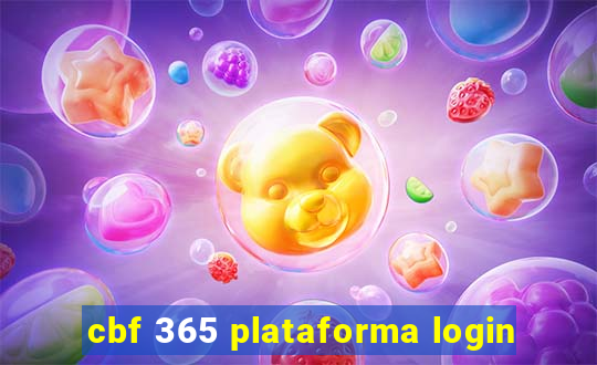 cbf 365 plataforma login