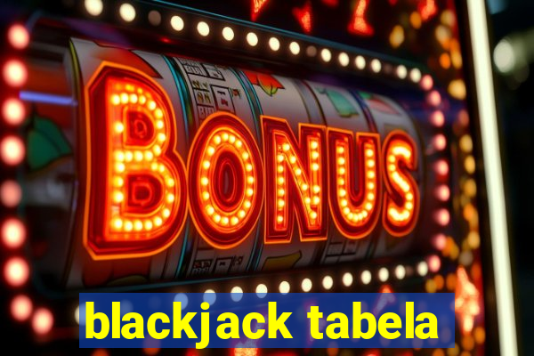 blackjack tabela