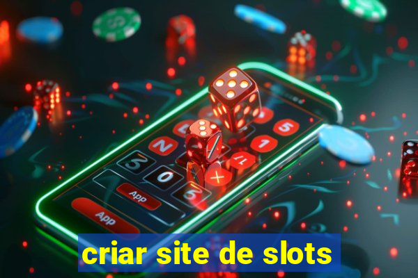 criar site de slots