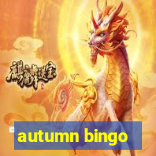 autumn bingo