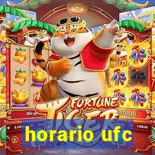 horario ufc