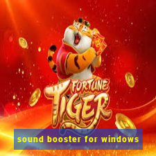 sound booster for windows