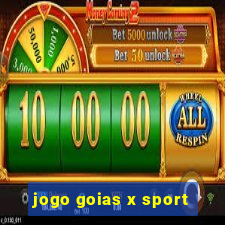 jogo goias x sport