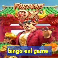 bingo esl game