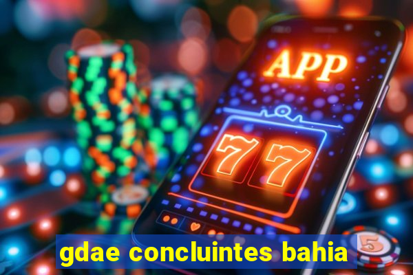 gdae concluintes bahia