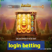 login betting