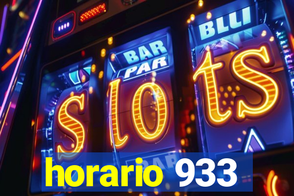 horario 933