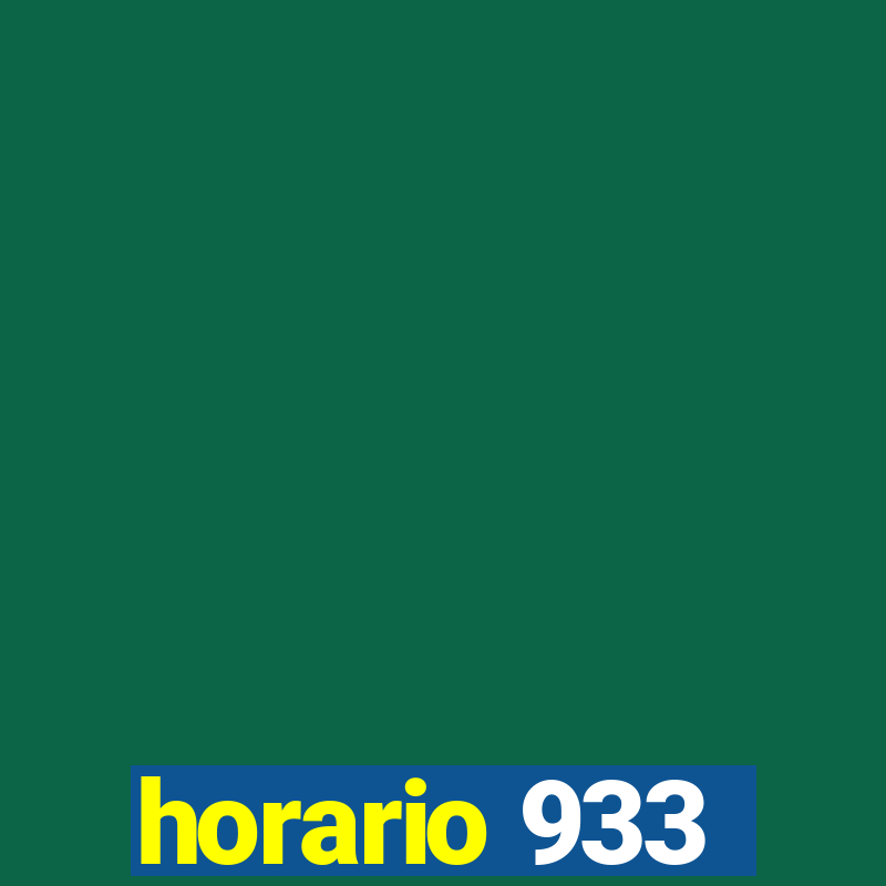 horario 933