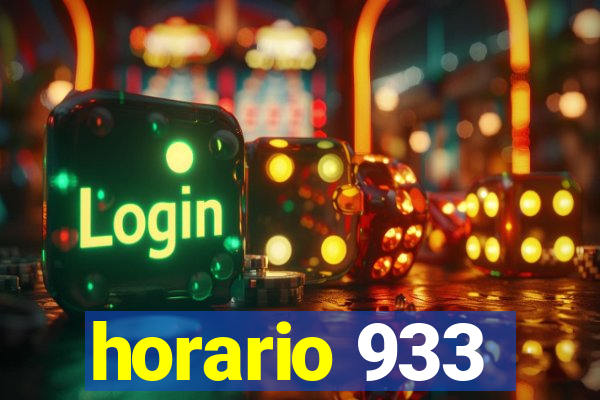 horario 933