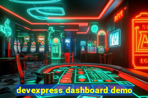 devexpress dashboard demo