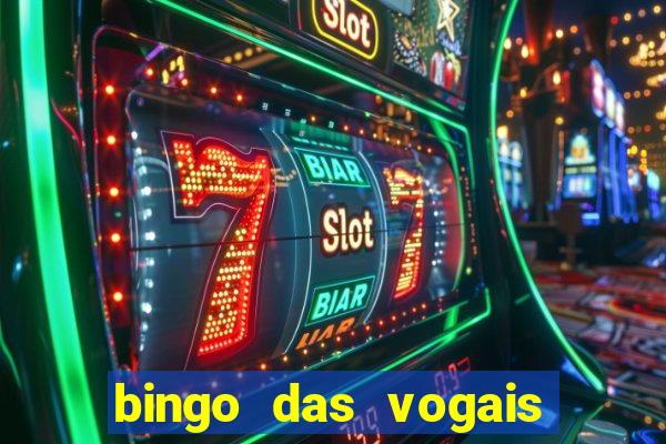 bingo das vogais colorido para imprimir