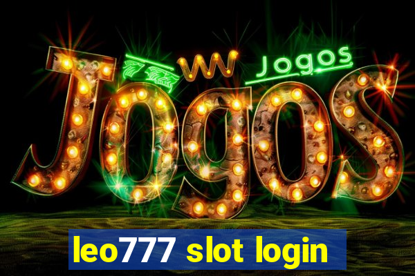 leo777 slot login