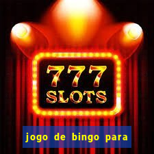 jogo de bingo para ganhar dinheiro