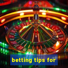 betting tips for