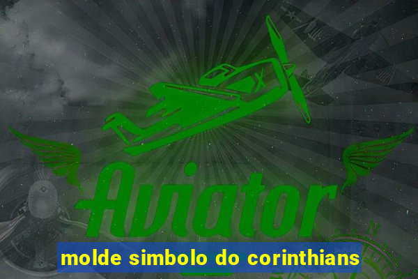 molde simbolo do corinthians