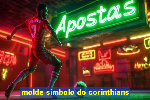 molde simbolo do corinthians