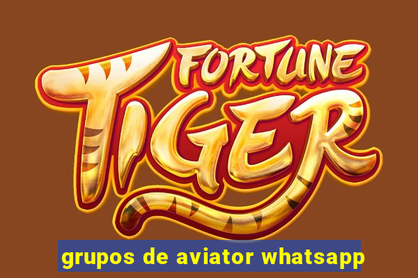 grupos de aviator whatsapp