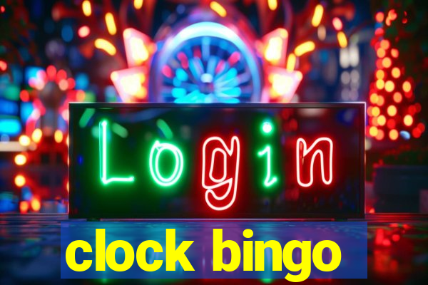 clock bingo