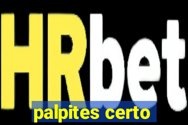 palpites certo