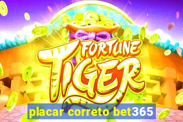 placar correto bet365