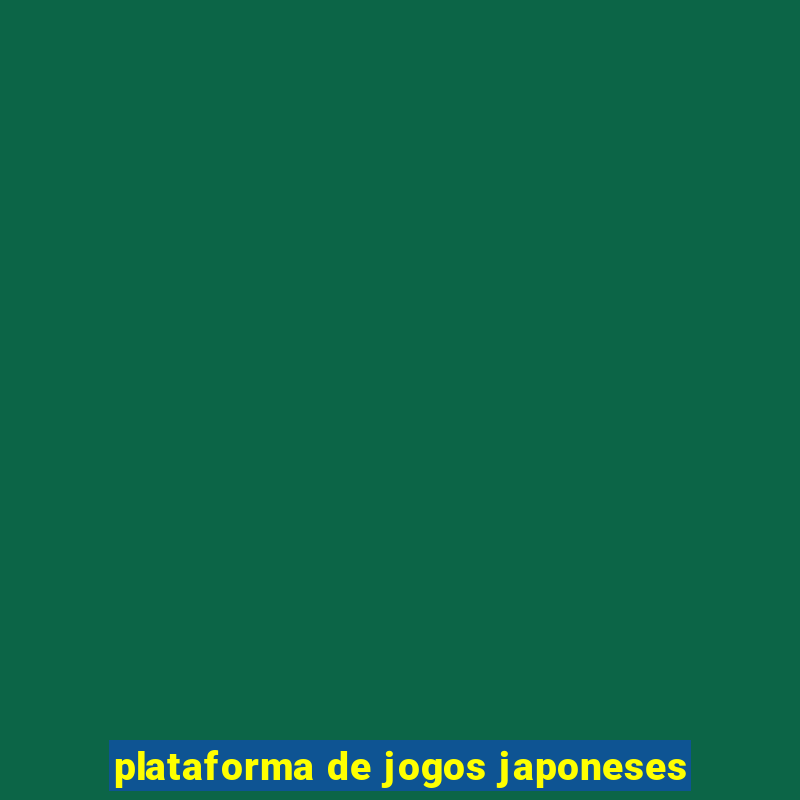 plataforma de jogos japoneses