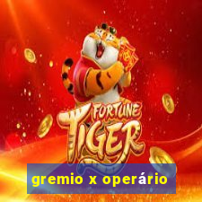 gremio x operário