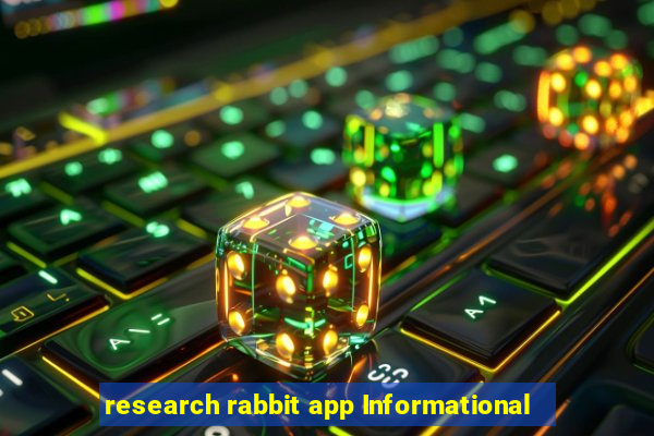 research rabbit app Informational