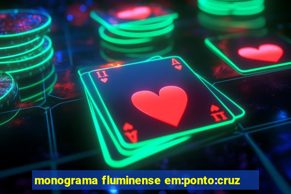 monograma fluminense em:ponto:cruz