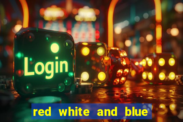 red white and blue slot machine