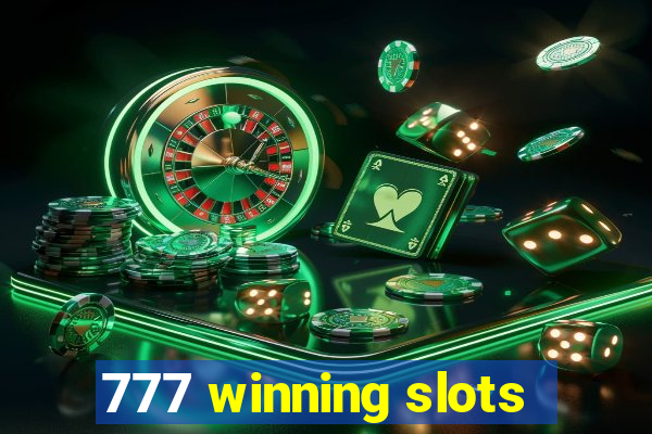 777 winning slots