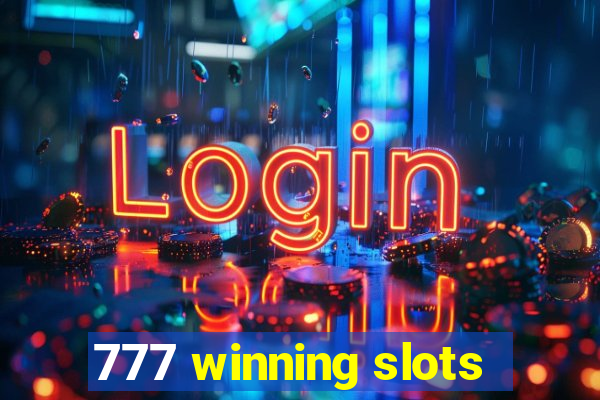 777 winning slots