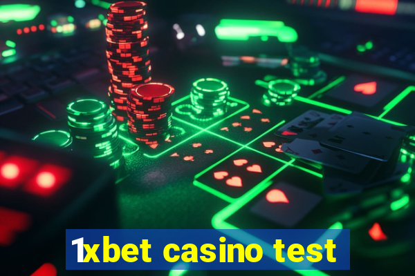 1xbet casino test