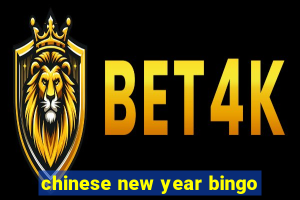 chinese new year bingo