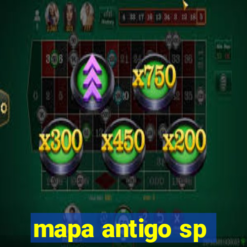 mapa antigo sp