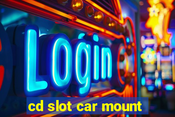 cd slot car mount