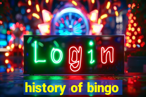 history of bingo