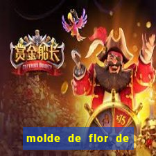 molde de flor de eva grande para imprimir