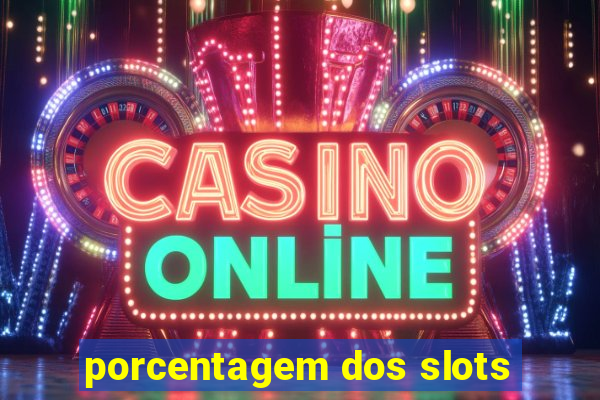 porcentagem dos slots