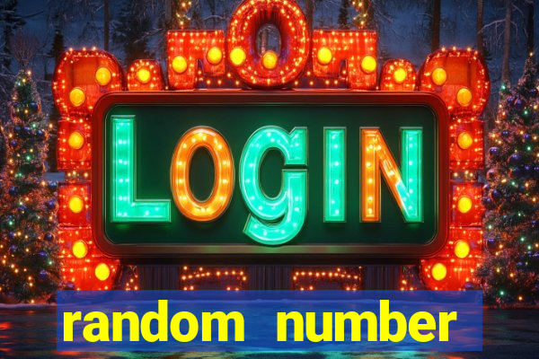 random number generator slot machine