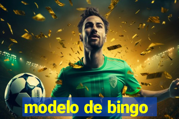 modelo de bingo