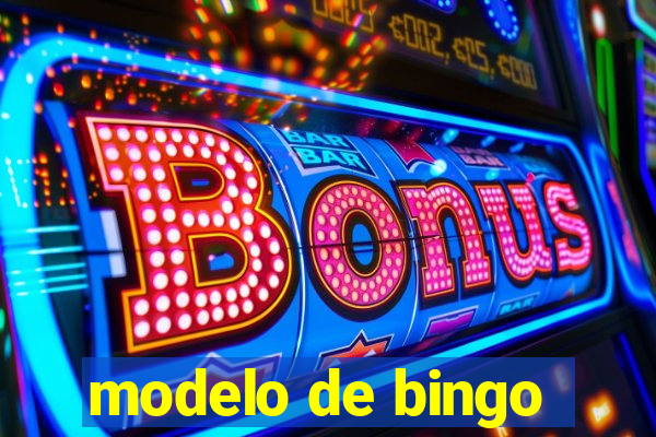 modelo de bingo