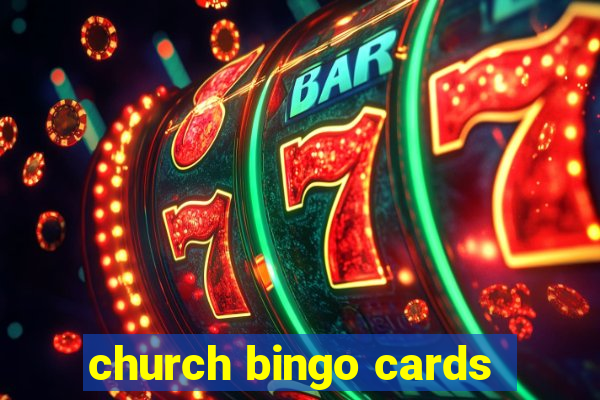 church bingo cards