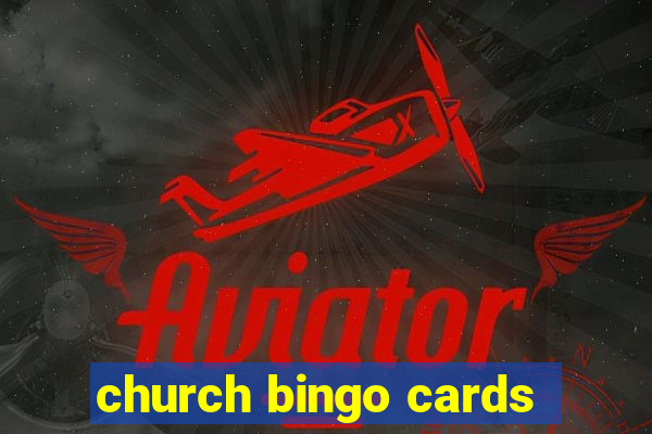 church bingo cards