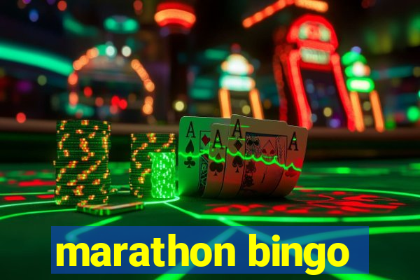 marathon bingo