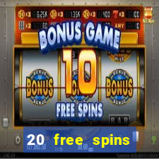 20 free spins cookie casino