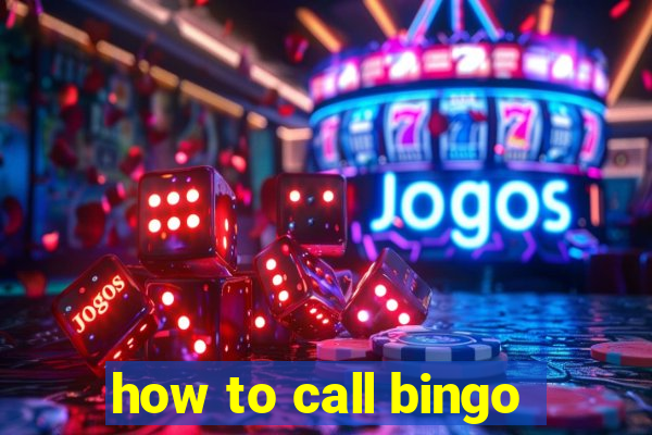 how to call bingo