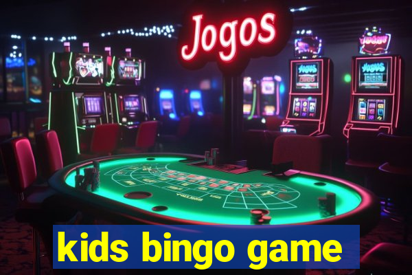 kids bingo game