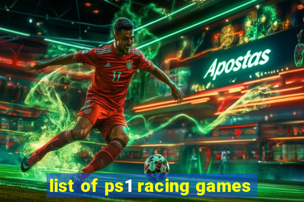 list of ps1 racing games