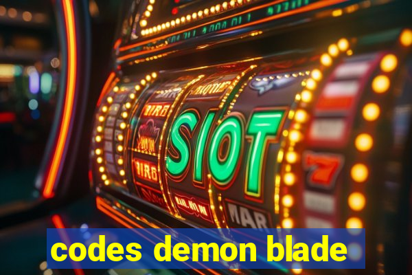 codes demon blade