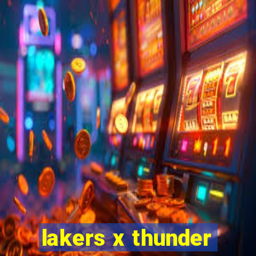 lakers x thunder